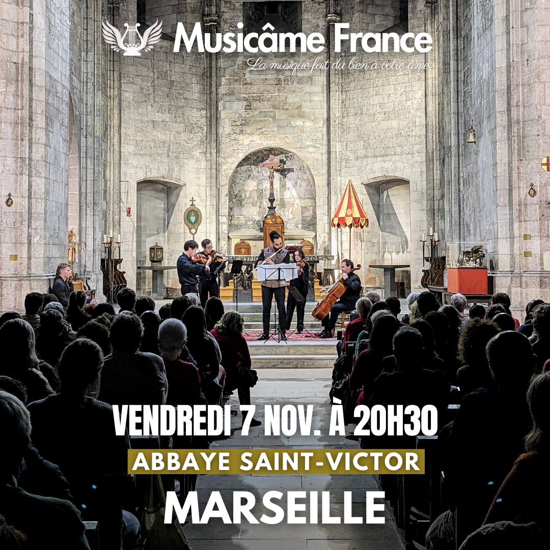 Concert Musicâme : Vivaldi, Bach, Piazzolla @ Marseille