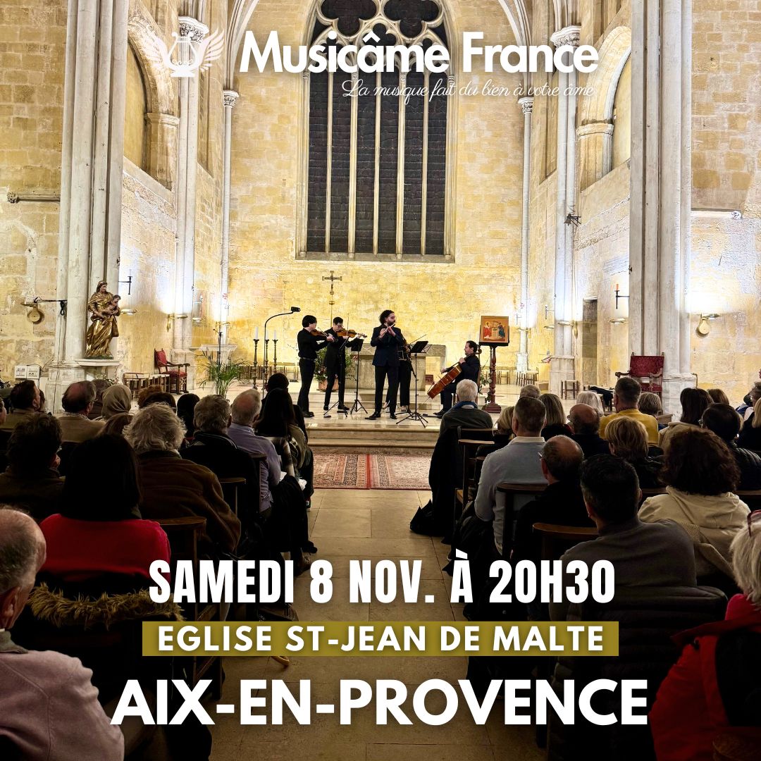 Concert Musicâme: Vivaldi,  Bach,Piazzolla @ Aix-en-Provence
