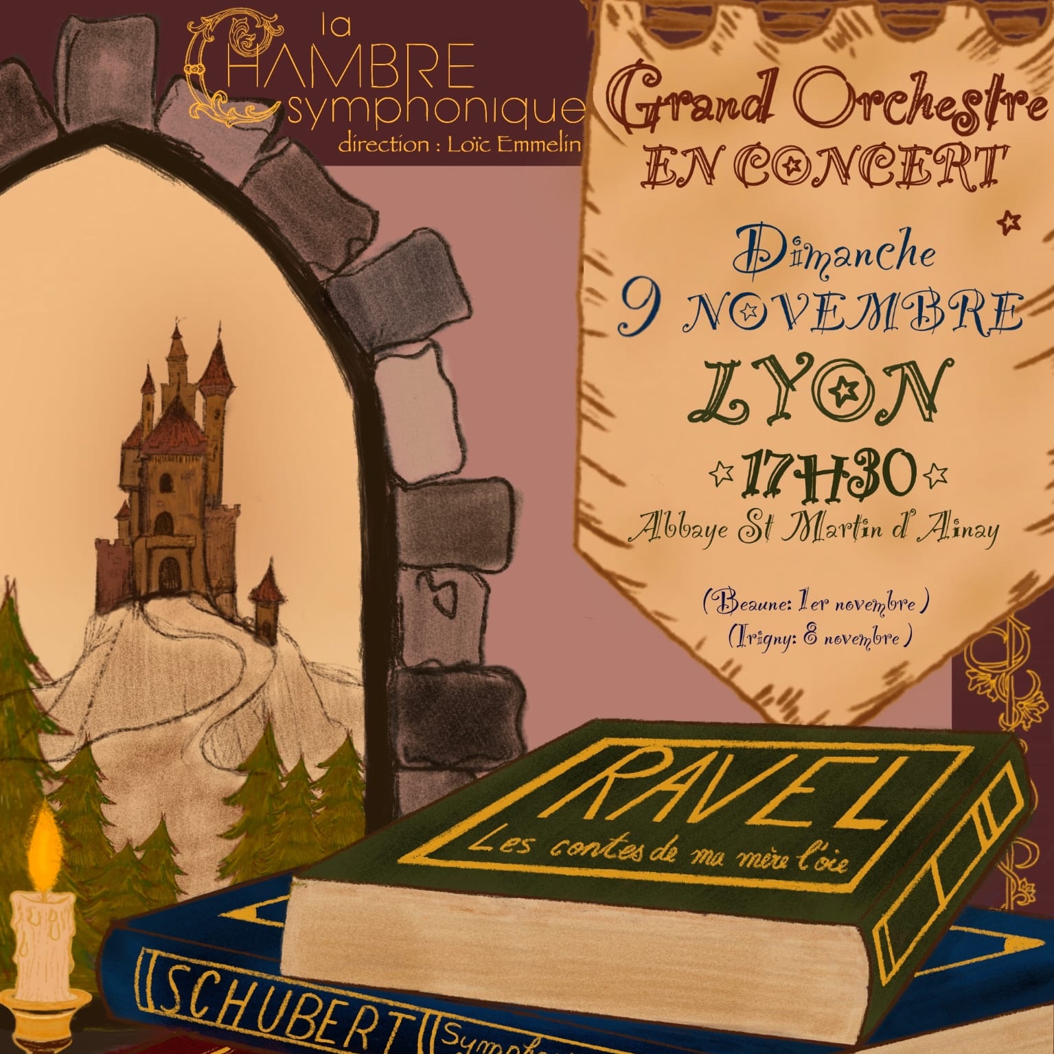 La Chambre Symphonique : Voyage avec Rossini, Schubert et Ravel  @ Lyon