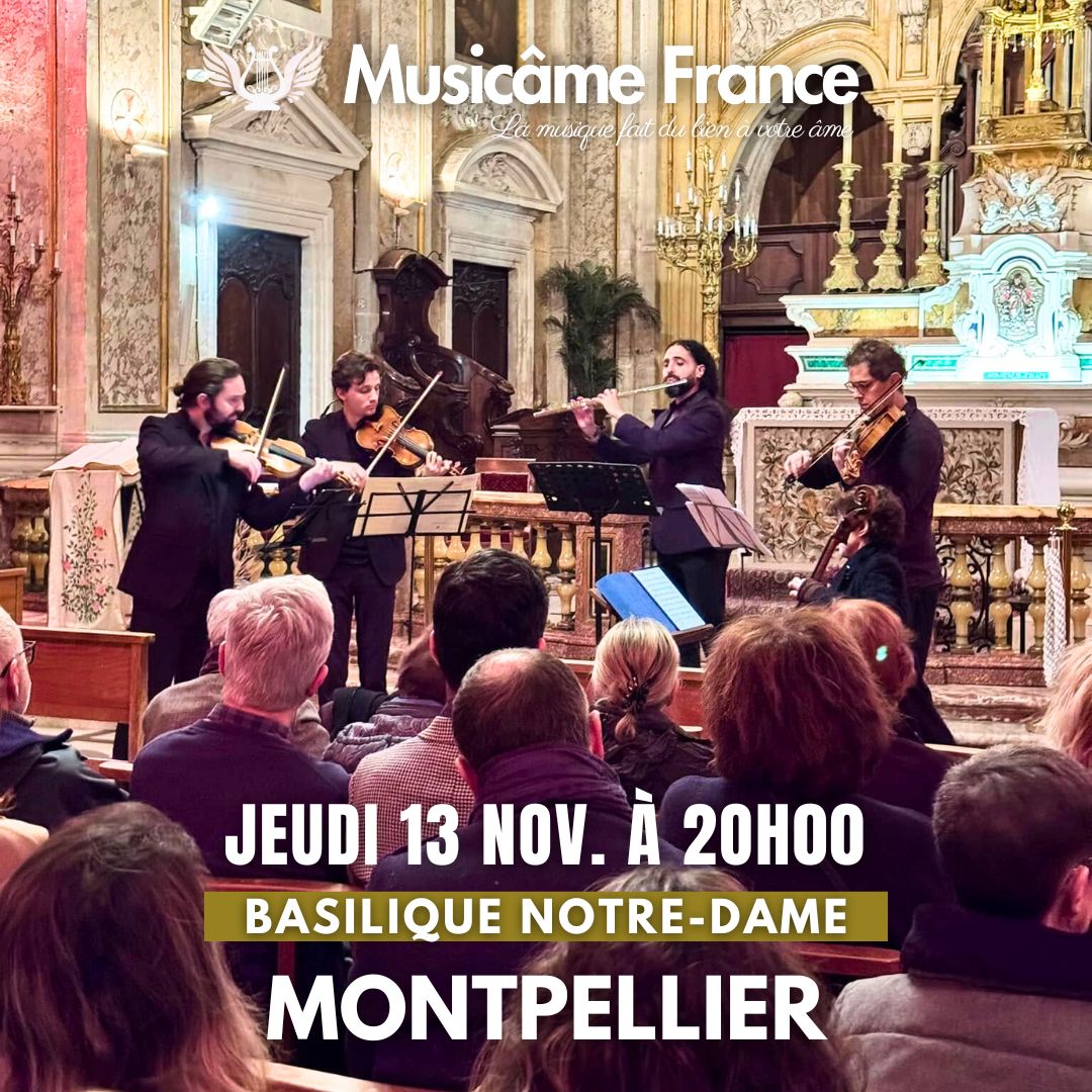 Concert Ensemble Musicâme : Vivaldi, Bach, Piazzolla @ Montpellier