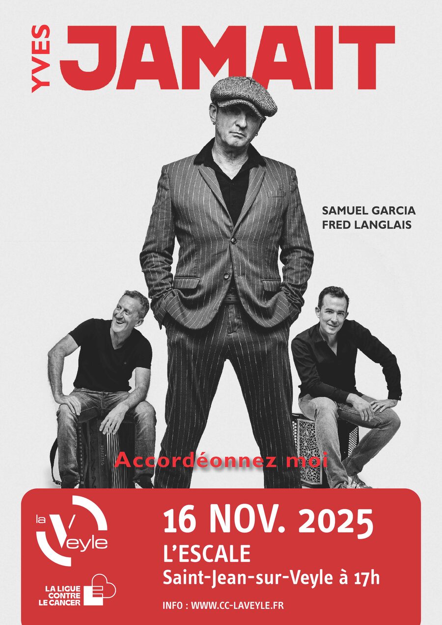 « Accordéonnez-moi » le nouveau concert d’Yves Jamait @ Saint-Jean-sur-Veyle