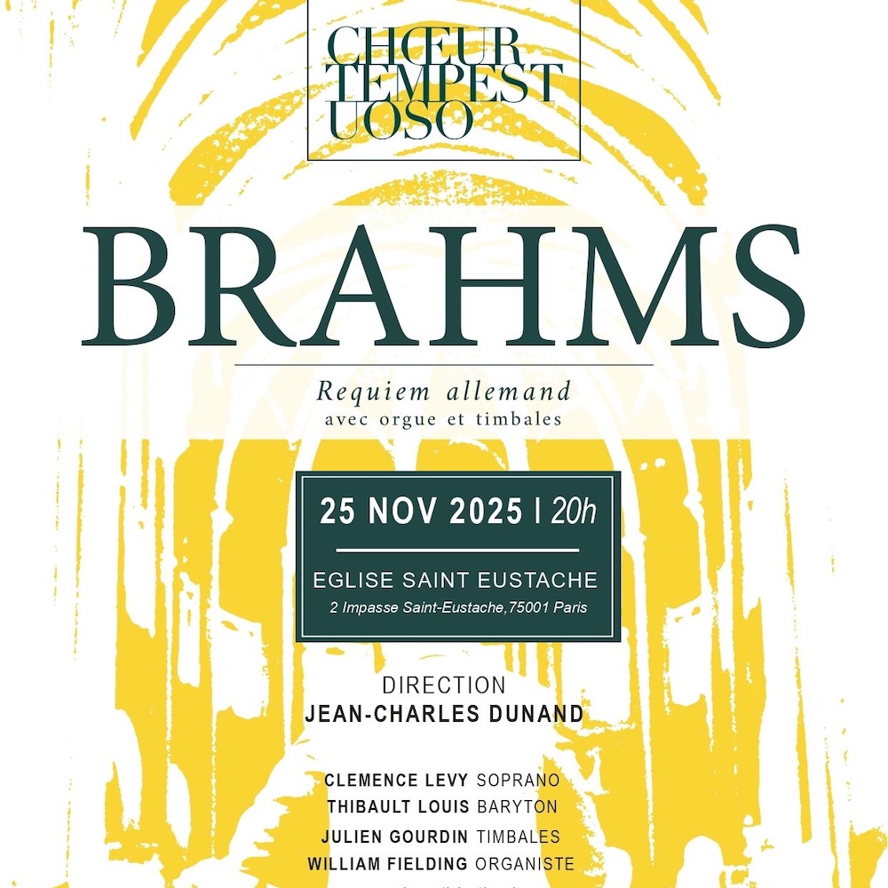 Concert Requiem de Brahms @ Paris