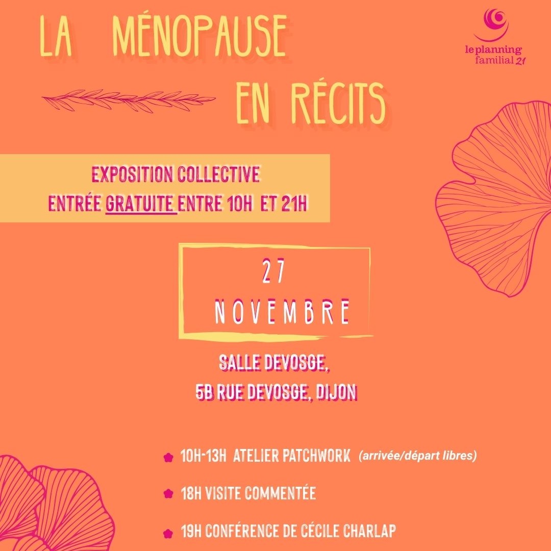 La ménopause en récits @ Dijon