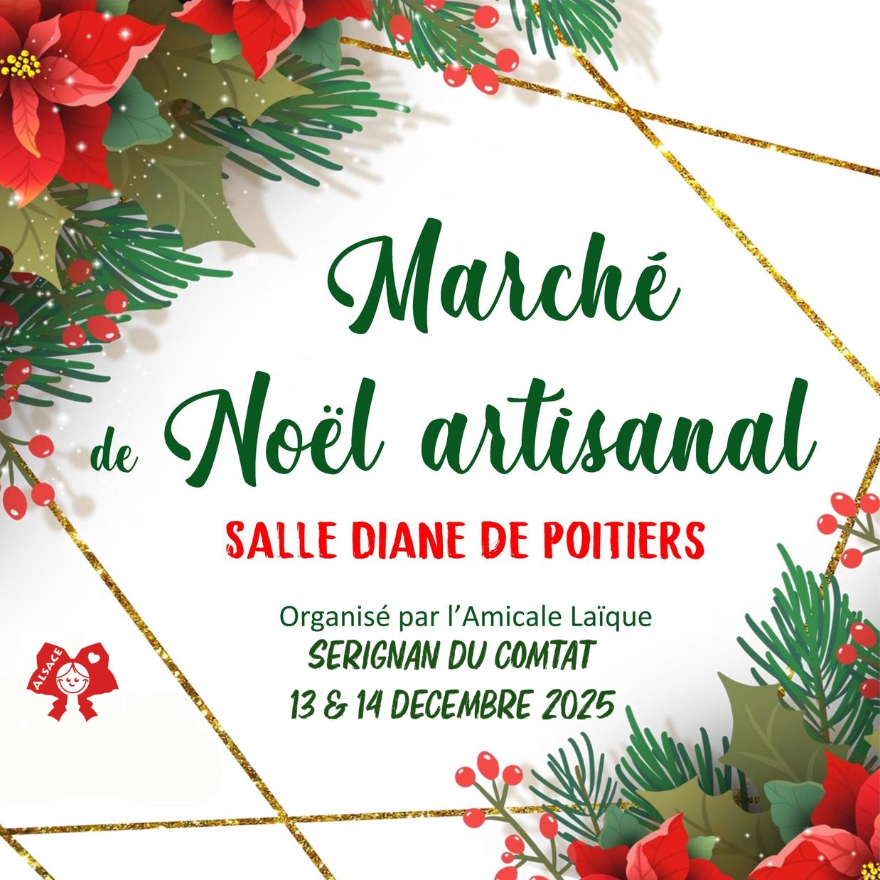 Marché de Noël Artisanal @ Sérignan-du-Comtat