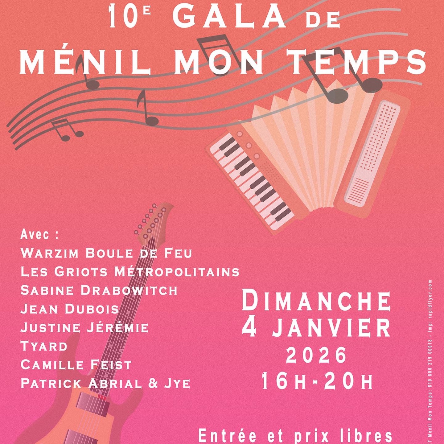 10e Gala de Ménil Mon Temps @ Paris