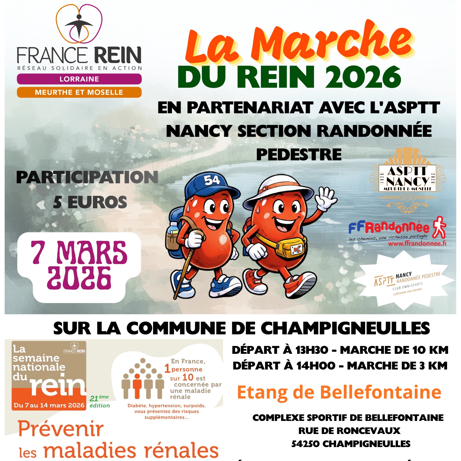 Marche du Rein 2026 @ Champigneulles