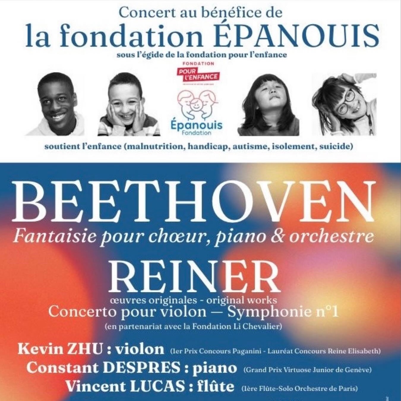 Concert au bénéfice de la Fondation Epanouis @ Paris