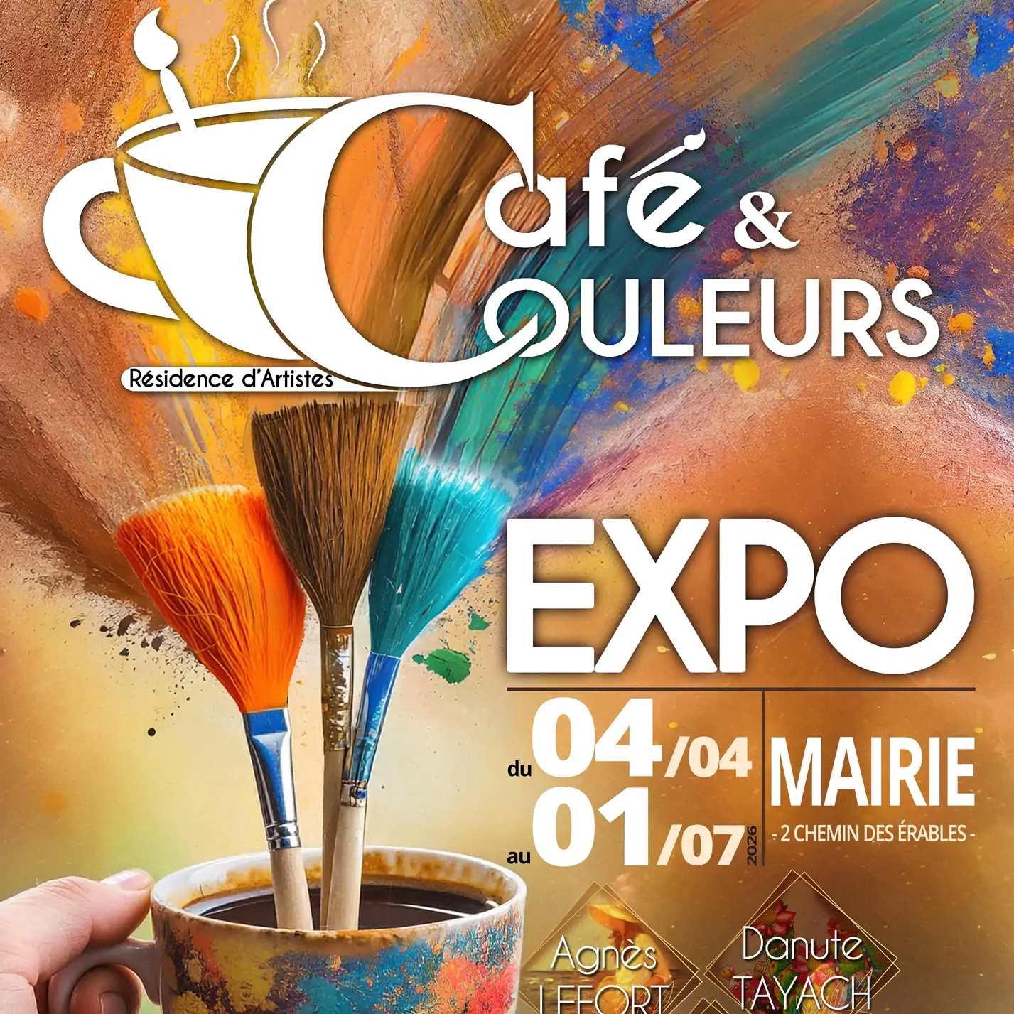 Résidence d’artistes : 1er Café & Couleurs @ Vétraz-Monthoux