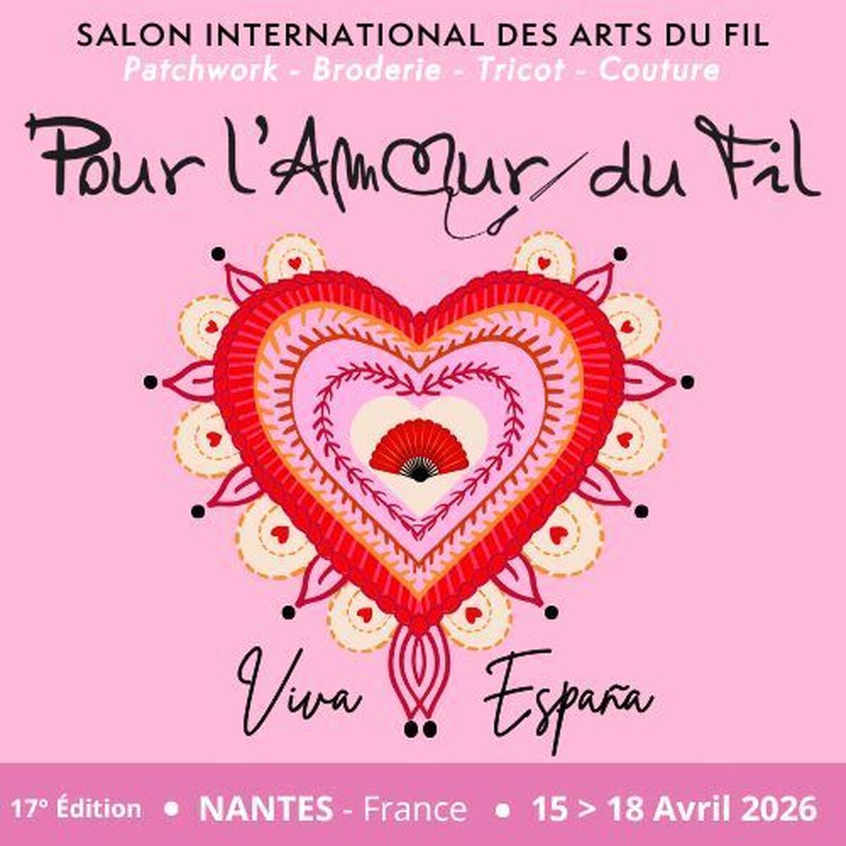 Pour l’Amour du Fil, le Salon International des Arts du Fil   @ Nantes