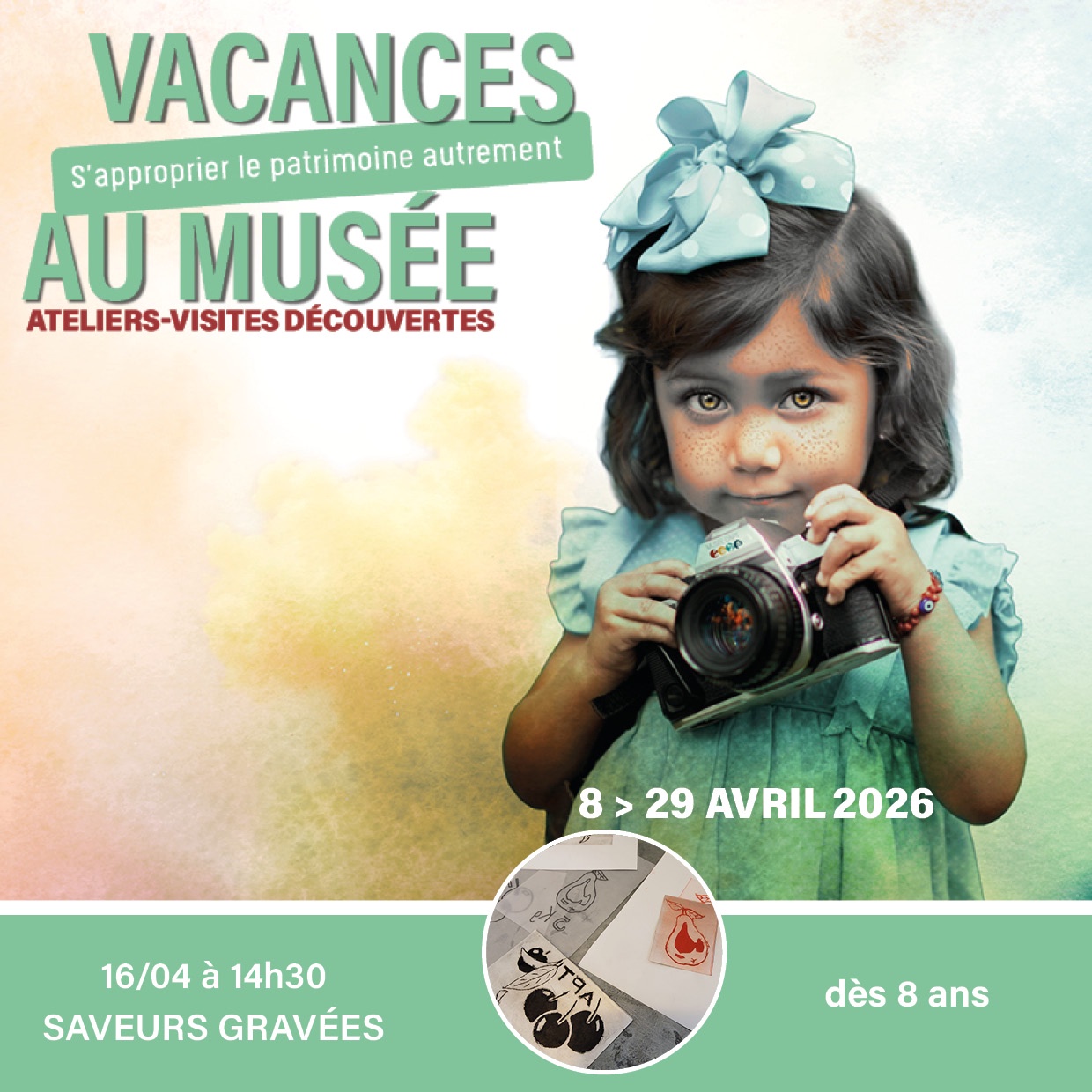 Vacances au Musée - Ateliers-visites découvertes - Saveurs gravées @ Apt