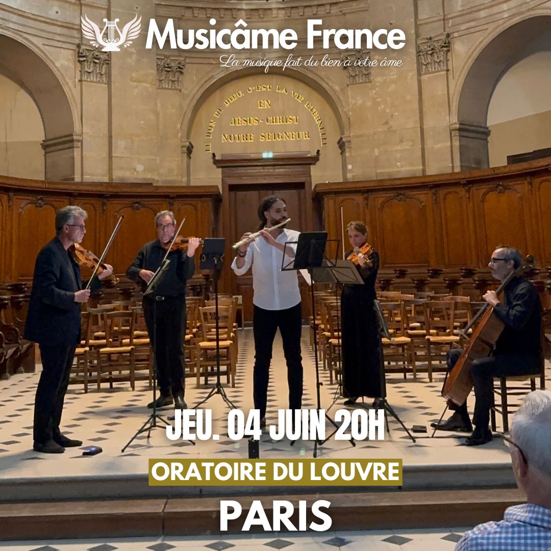 Concert Ensemble Musicâme France : Rossini, Vivaldi, Tchaikovsky, Taffanel... @ Paris