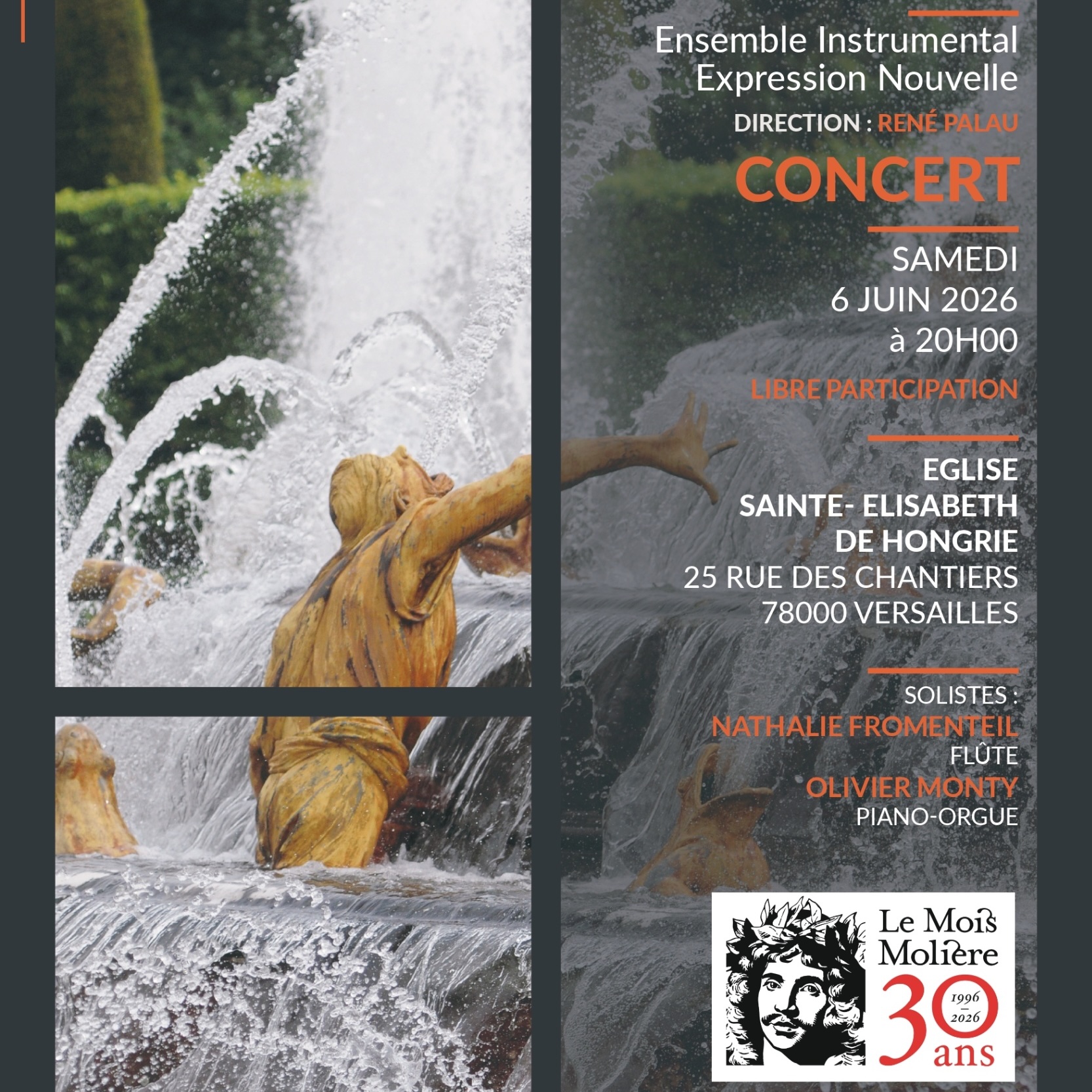 Concert de l'Ensemble Instrumental Expression Nouvelle @ Versailles