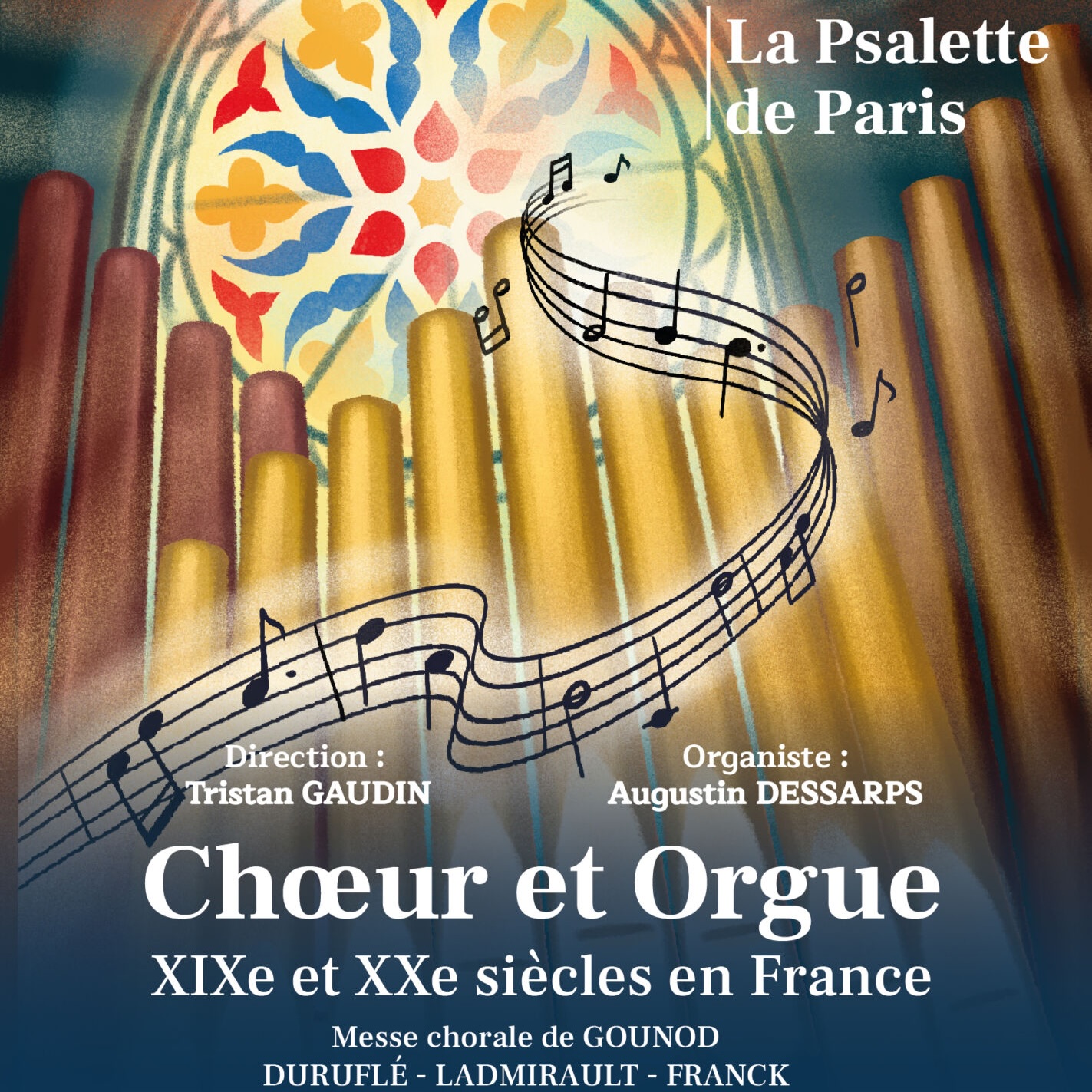 Choeur et orgue - XIXe et XXe siècles en France @ Paris
