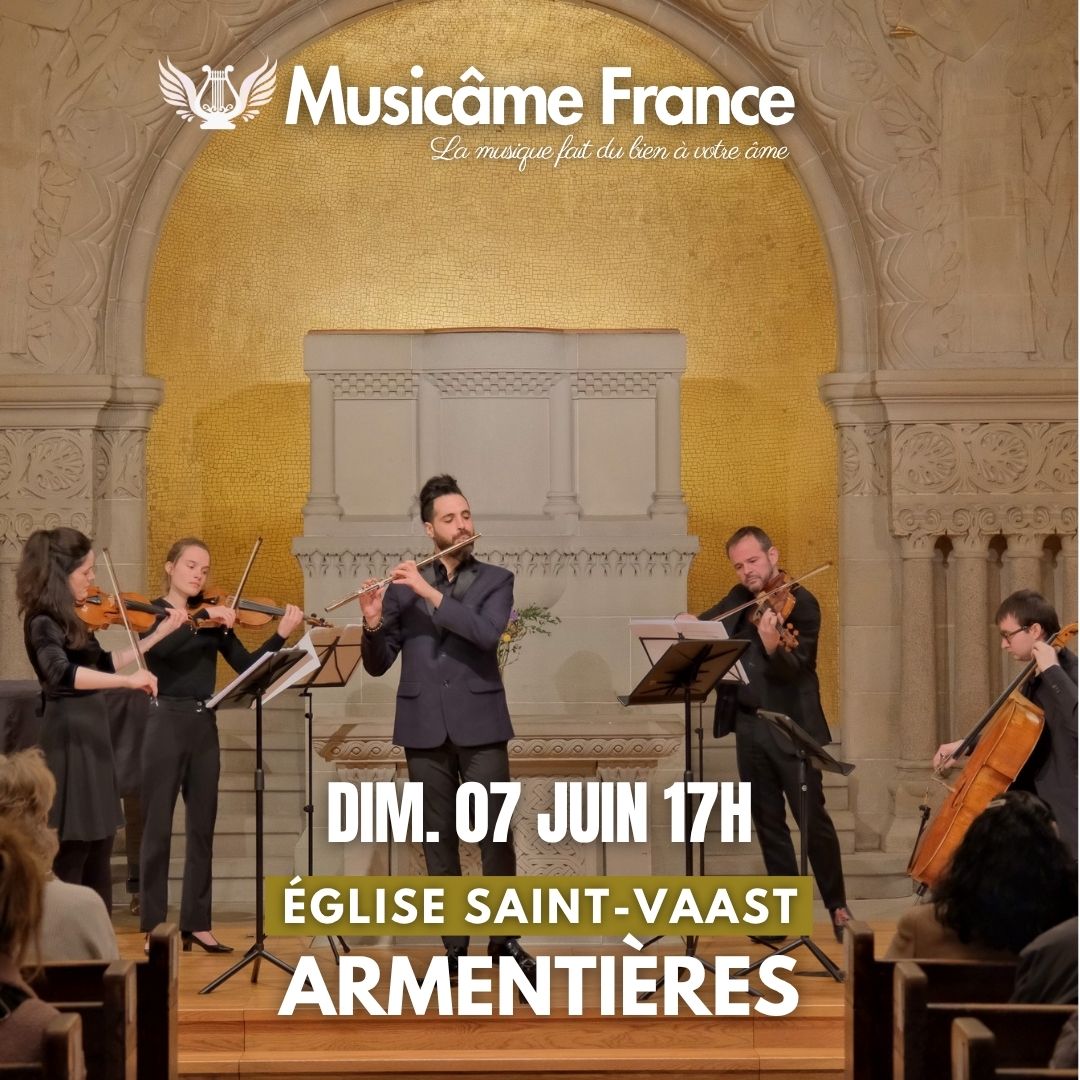 Concert Musicâme France : Rossini, Vivaldi, Tchaikovsky, Taffanel,... @ Armentières