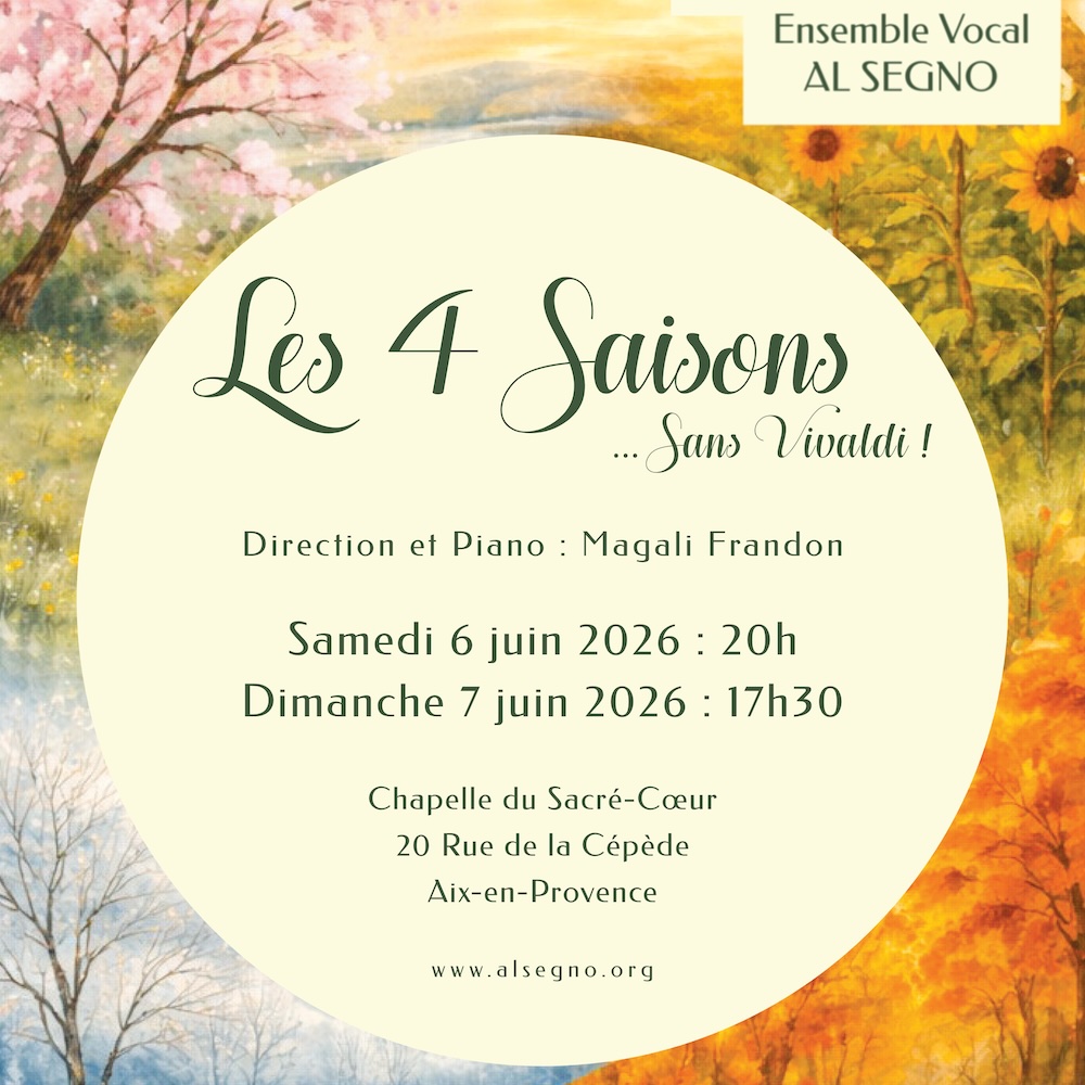Les 4 Saisons ... sans Vivaldi ! @ Aix-en-Provence