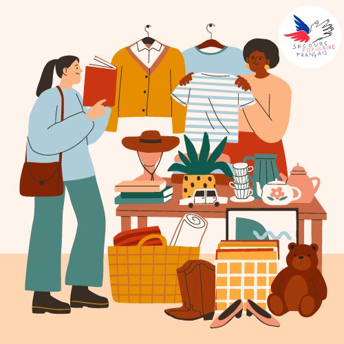 Braderie solidaire du secours populaire  @ Dormans