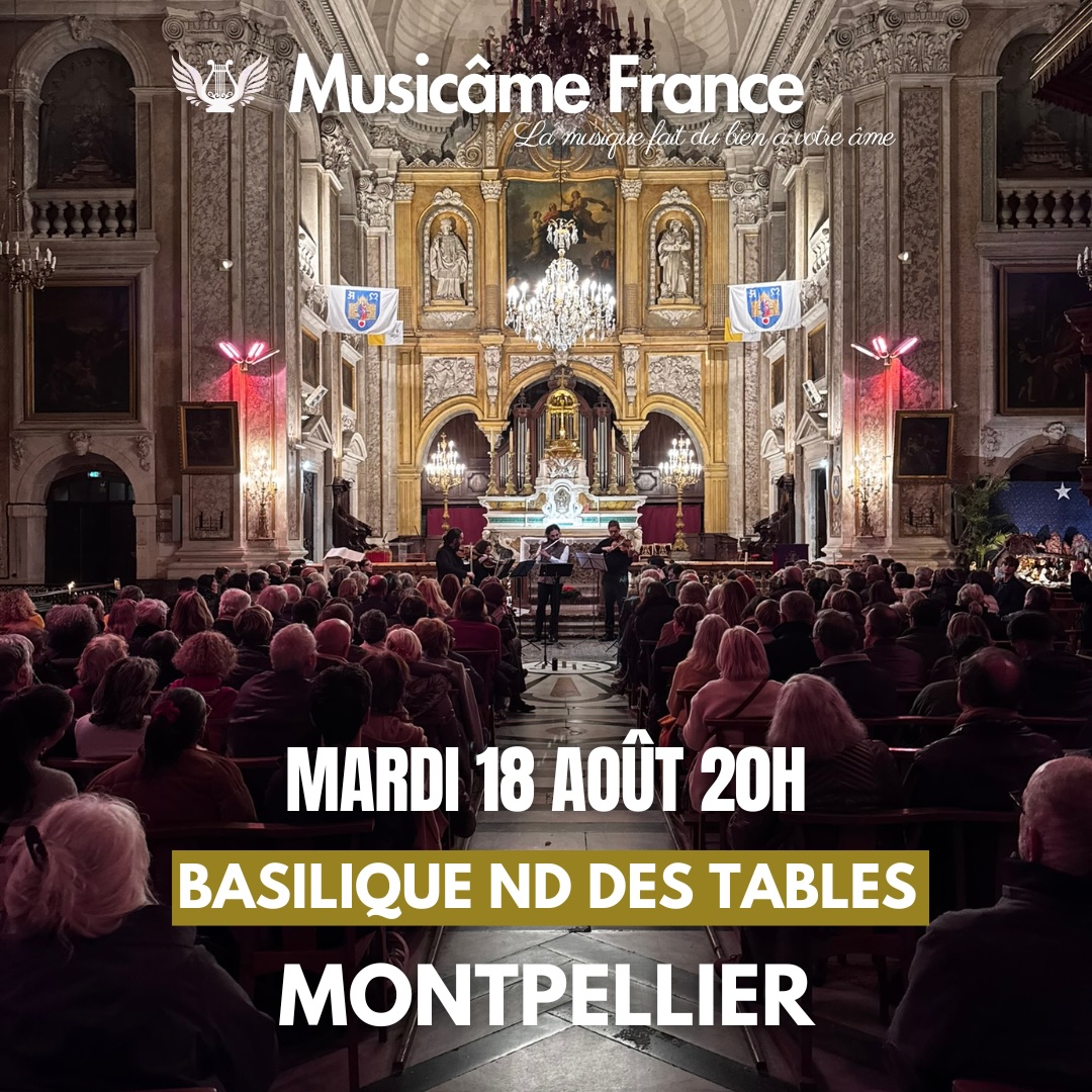 Concert de l'Ensemble Musicâme France : Ravel, Debussy, Cantemir, Bach, Puccini, Doppler, Vivaldi... @ Montpellier