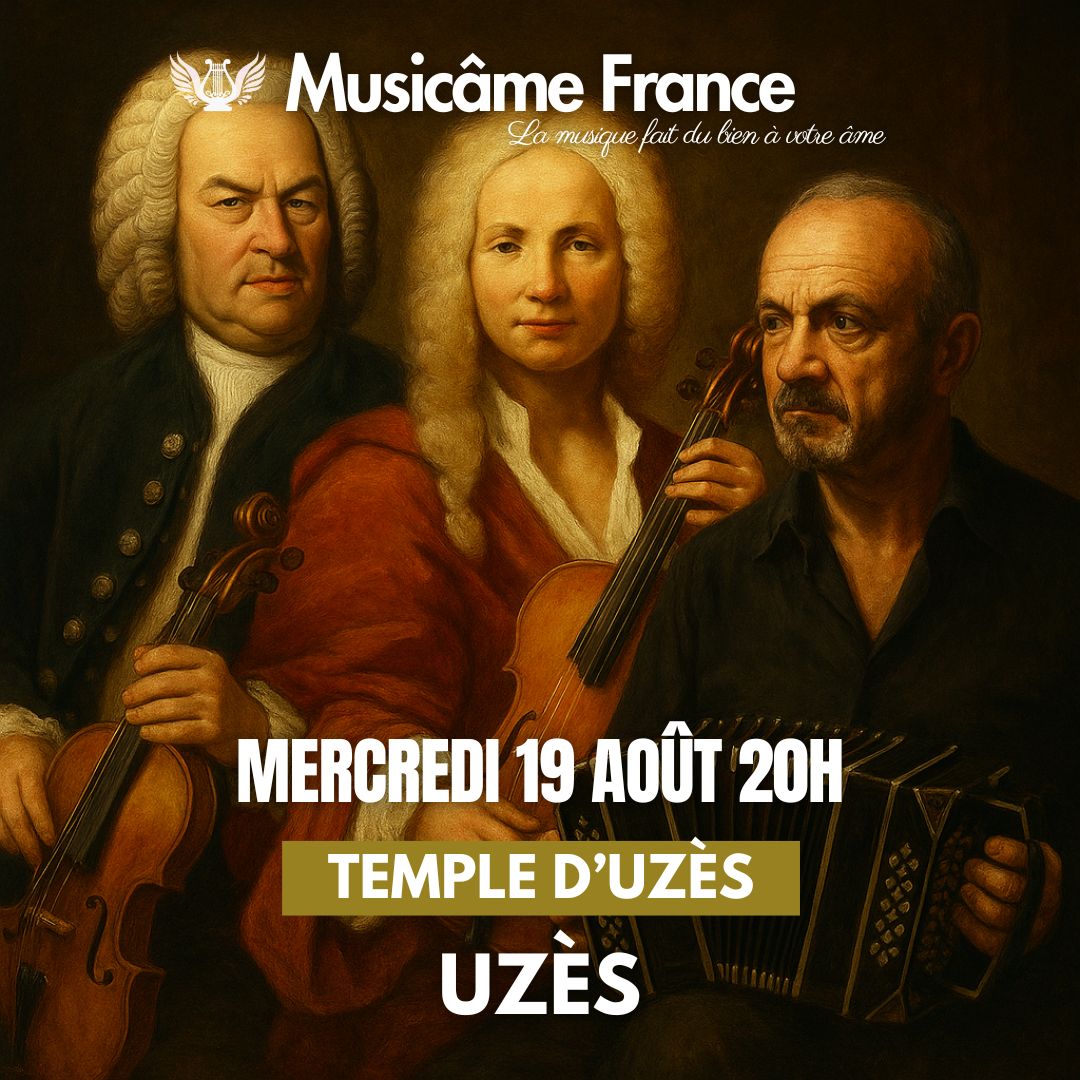 Concert Ensemble Musicâme France: Vivaldi x Bach x Piazzolla @ Uzès