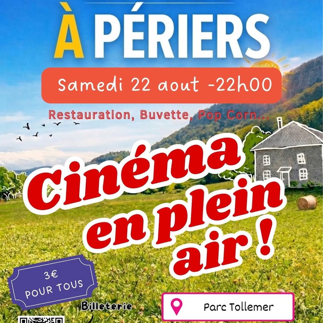 Cinéma plein air @ Périers