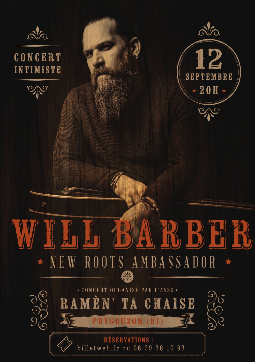 Will Barber en concert blues @ Puygouzon