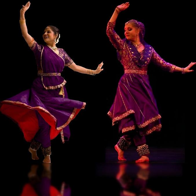 Kathak duo - Danse indienne - Isabelle Anna et Vaishali Panwar   @ Paris