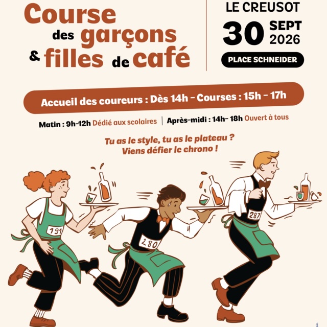 Course des Garçons et Filles de Café @ Le Creusot