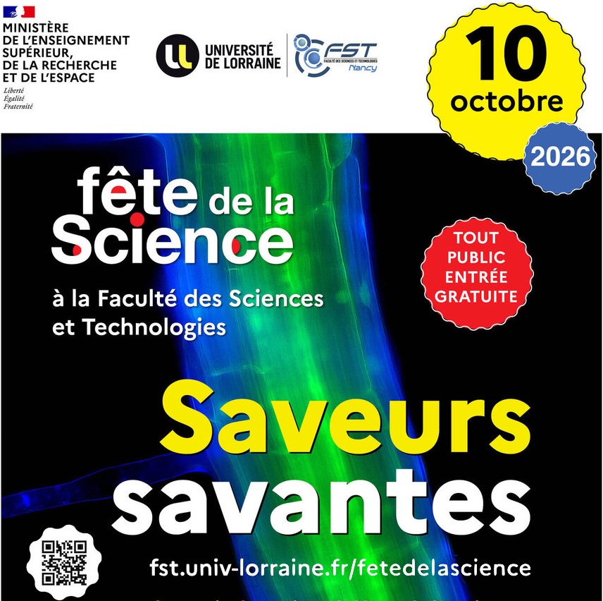 Village des Sciences 2026 : venez goûter aux sciences ! @ Vandœuvre-lès-Nancy