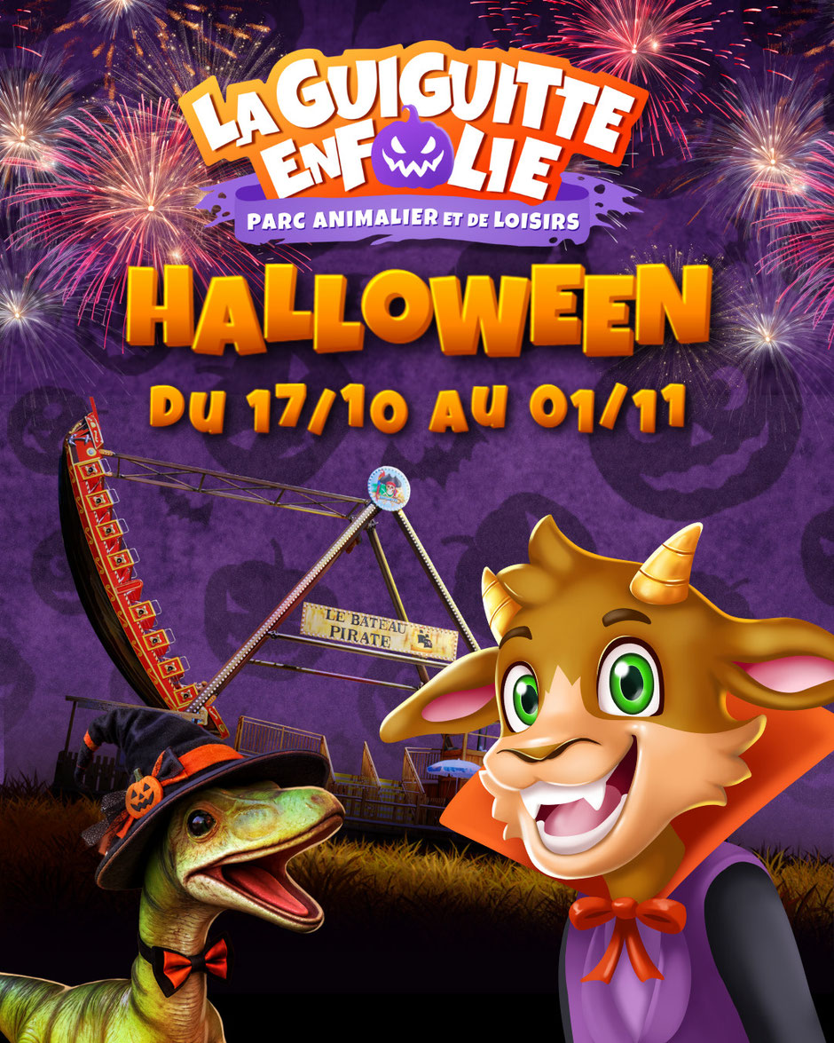 Guiguitte en Folie fête Halloween : feux d’artifice et animations @ Filain