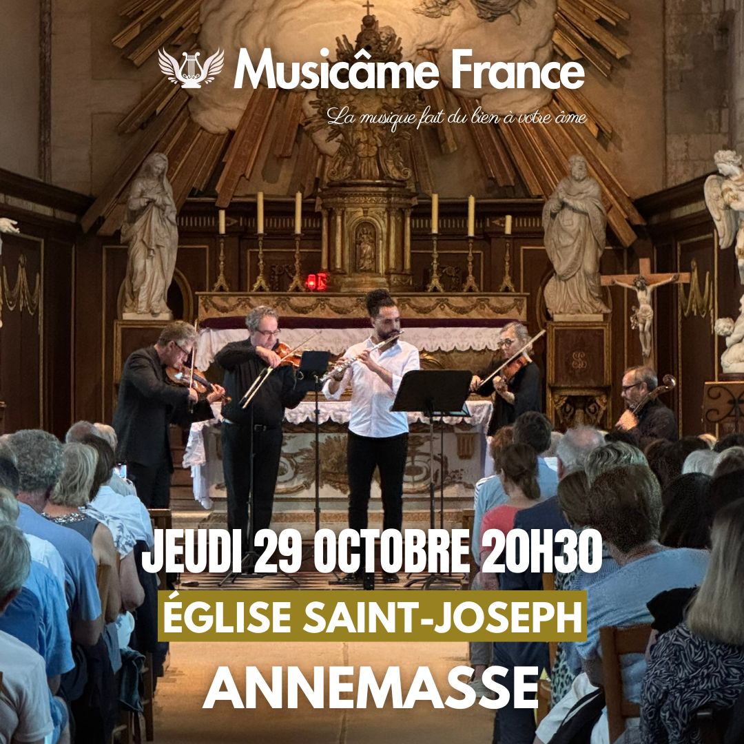 Concert Musicâme France : Bach, Vivaldi, Schubert, Rachmaninov,... @ Annemasse