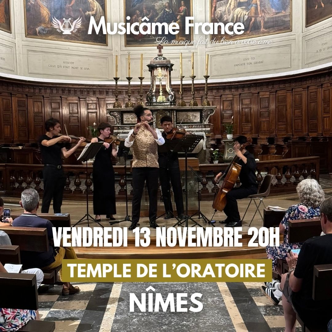 Concert Musicâme France : Mozart, Verdi, Bizet, Waxman, Puccini... @ Nîmes