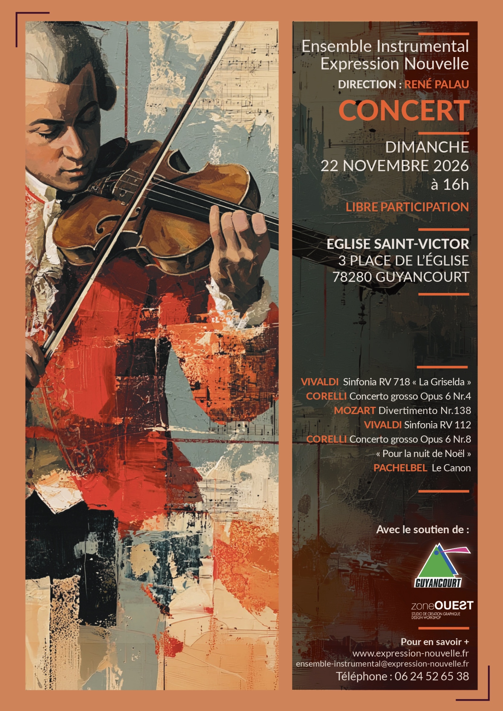 Concert de l'Ensemble Instrumental Expression Nouvelle @ Guyancourt