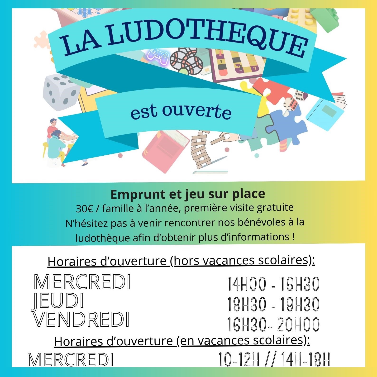 Soirée jeux de société à la ludothèque Jeux en Légendes @ Guissény