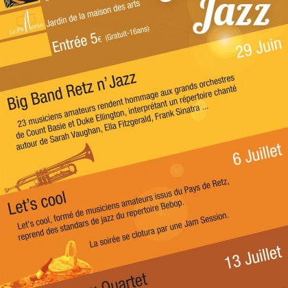 Big Band Retz'n Jazz - Les 'garden jazz' de Jazz en Retz @ Maison des Arts du Pellerin