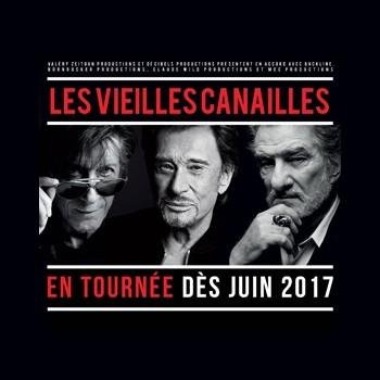 Les Vieilles Canailles : Jacques Dutronc, Johnny Hallyday et Eddy Mitchell @ Zénith Nantes Métropole