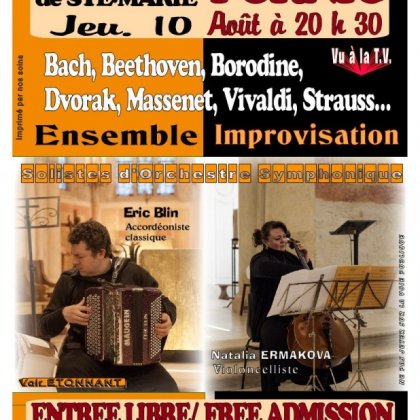 Ensemble Improvisation @ Eglise de Sainte-Marie-sur-Mer
