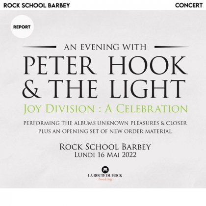 Peter Hook & The Light @ Rock School Barbey