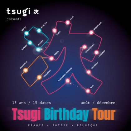 Tsugi Birthday Tour : Arnaud Rebotini + Madben + Lalalar + Cheap House @ Stereolux