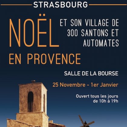 Noël en Provence et son Village de 300 santons et automates @ Salle de la Bourse