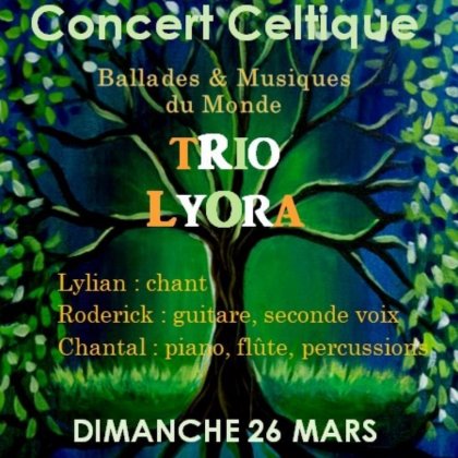Trio Lyora - ballades Celtiques @ Eglise Sainte-Anne