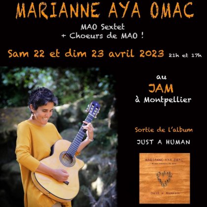 Marianne Aya Omac - Concerts sortie d'album @ Le Jam