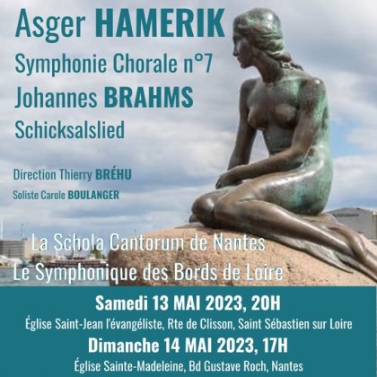 HAMERIK Symphonie Chorale n°7, Schola Cantorum de Nantes, SBL @ Eglise Sainte-Madeleine