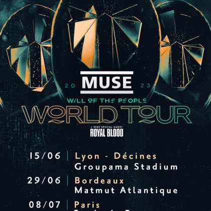 Muse - Will Of The People World Tour @ Matmut Atlantique 