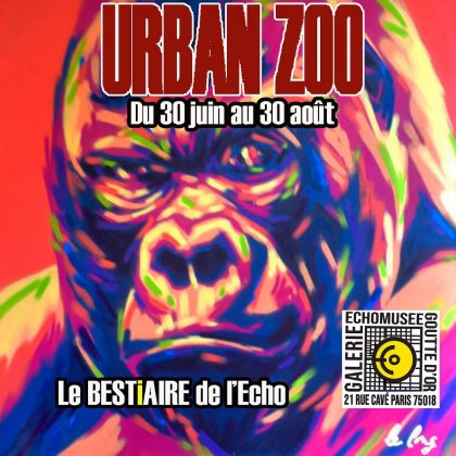 Exposition Urban Zoo @ Galerie Echomusée