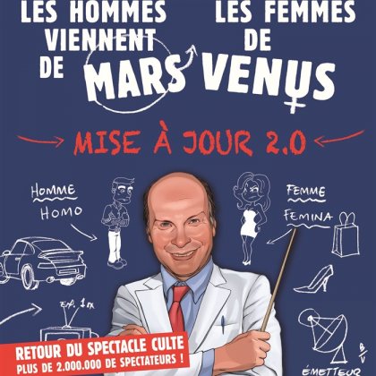  Les hommes viennent de Mars, les femmes de Vénus @ Bourse du Travail de Lyon