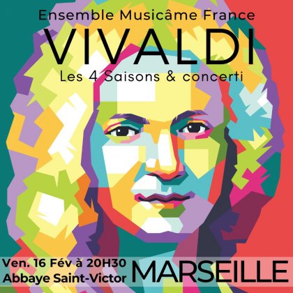 Concert 100% Vivaldi : Les 4 Saisons & les plus beaux concerti @ Abbaye Saint-Victor 