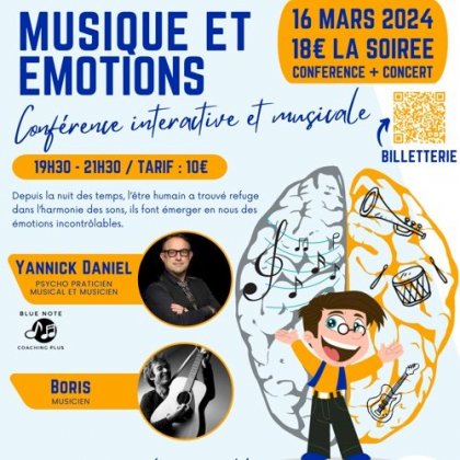 Conférence 'Musique et émotions' @ Théâtre des Halles