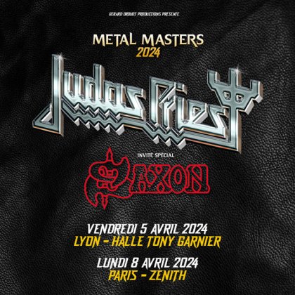 Judas Priest + Saxon @ Zénith Paris - la Villette