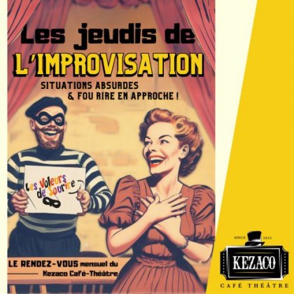 Les jeudis de l'improvisation @ Kezaco Café Théâtre