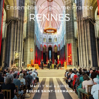 Ensemble Musicâme France : Les 4 Saisons de Vivaldi, Requiem de Mozart, Ave Maria de Caccini, Danse espagnole de De Falla, Bach  @ Eglise Saint-Germain