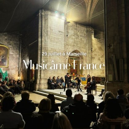 Concert d’été Musicâme France : Les 4 Saisons et l’Olimpiade de Vivaldi, Carmen de Bizet, Albinoni, Tchaïkovsky et plus @ Abbaye Saint-Victor 